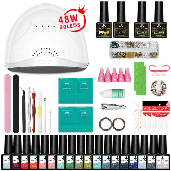 uv led dryer with gel polish kit soak off manicure set for tools and nail lamp 
uv led dryer with gel polish kit soak off manicure set for tools and nail lamp