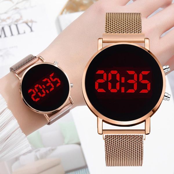 watch bands luxury led women watches electronic magnetic rose gold digital sport quartz wristwatch ladies clock gifts relogio feminino, Black;brown
watch bands luxury led women watches electronic magnetic rose gold digital sport quartz wristwatch ladies clock gifts relogio feminino, Black;brown