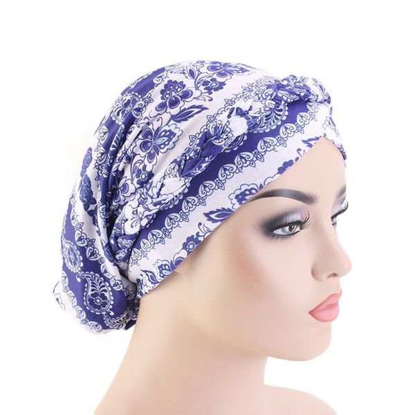 beanie/skull caps bohemia women print cotton braid cross turban hat cancer chemotherapy chemo beanies headwear headwrap hair accessories, Blue;gray
beanie/skull caps bohemia women print cotton braid cross turban hat cancer chemotherapy chemo beanies headwear headwrap hair accessories, Blue;gray