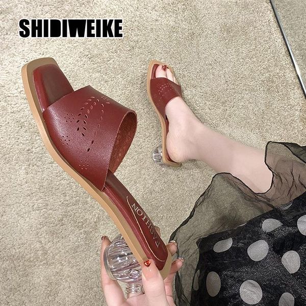 slippers women's leather hollow slides summer black white red wine high heels shoes sandbeach open toe crystal 2021 vb220
slippers women's leather hollow slides summer black white red wine high heels shoes sandbeach open toe crystal 2021 vb220