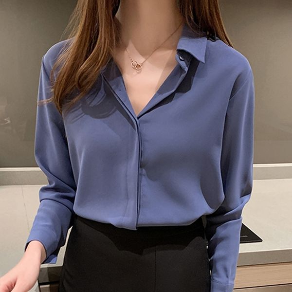 long sleeve turn down collar office blouse chiffon blouse shirt blouse women blusas mujer de moda women clothing d862 210426, White
long sleeve turn down collar office blouse chiffon blouse shirt blouse women blusas mujer de moda women clothing d862 210426, White