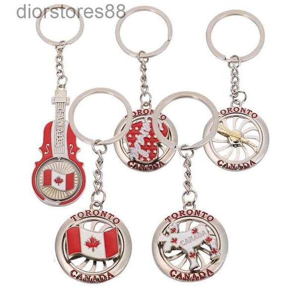 key chain creative metal keychain canada flag maple leaf gift, Silver 
key chain creative metal keychain canada flag maple leaf gift, Silver