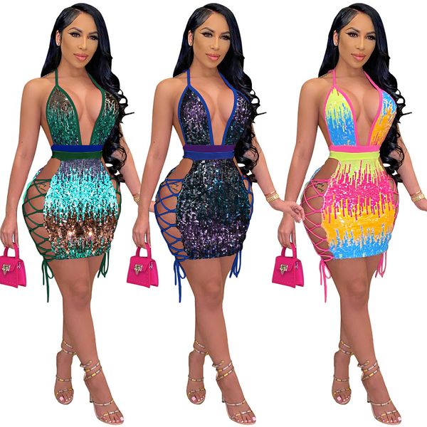 sequin short club dress halter v neck side cut out mini dresses for cocktail party night club prom blue green rose red, White;black
sequin short club dress halter v neck side cut out mini dresses for cocktail party night club prom blue green rose red, White;black
