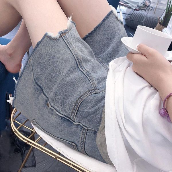 maternity bottoms raw edge hole design women's denim short summer lady pregnant clothes comfortable high waist wear zl988, White
maternity bottoms raw edge hole design women's denim short summer lady pregnant clothes comfortable high waist wear zl988, White