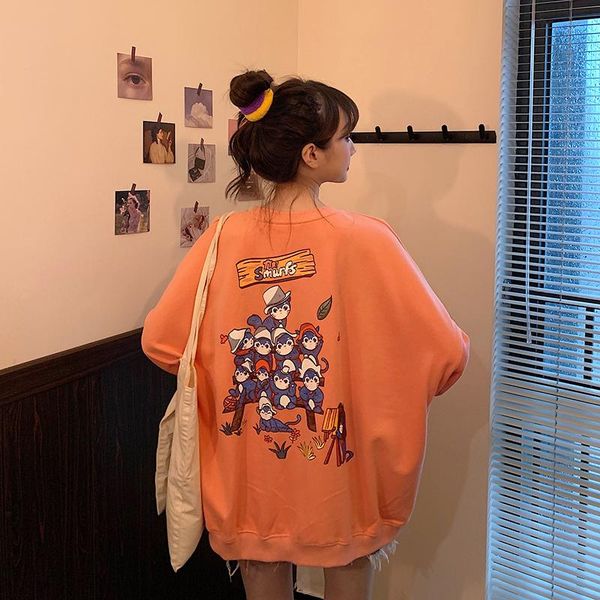 women's hoodies & sweatshirts women cartoon print hoodie loose casual cute long sleeve lady pullover harajuku streetwear sweatshirt, Black
women's hoodies & sweatshirts women cartoon print hoodie loose casual cute long sleeve lady pullover harajuku streetwear sweatshirt, Black