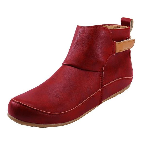 boots winter waterproof women big size round toe ankle hook & loop womens leather, Black
boots winter waterproof women big size round toe ankle hook & loop womens leather, Black