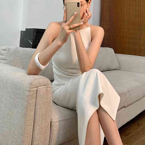 casual dresses women summer spaghetti strap sleeveless elegant black white party slit dress wiic, Black;gray
casual dresses women summer spaghetti strap sleeveless elegant black white party slit dress wiic, Black;gray