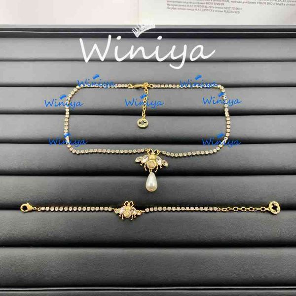 70% off family necklace gujia new bee diamond pearl fashion bracelet neck chain feminine style jewelry, Silver
70% off family necklace gujia new bee diamond pearl fashion bracelet neck chain feminine style jewelry, Silver