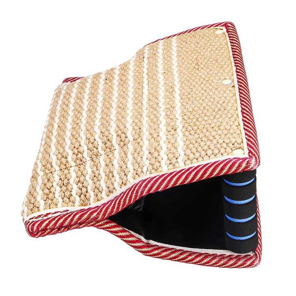 durable dog training bite wedge 13 x 10 inches universal bites tug with 3 comfortable strong handles - tough jute toy medium to large dogs i
durable dog training bite wedge 13 x 10 inches universal bites tug with 3 comfortable strong handles - tough jute toy medium to large dogs i