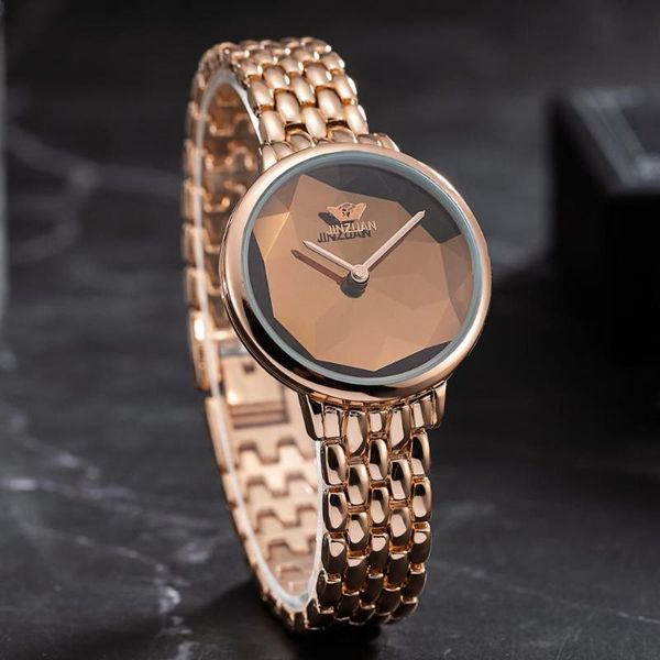 rose gold women's watches 2021 diamond ladies dress watch simple quartz wristwatch relogio feminino gift for women wristwatches, Slivery;brown
rose gold women's watches 2021 diamond ladies dress watch simple quartz wristwatch relogio feminino gift for women wristwatches, Slivery;brown