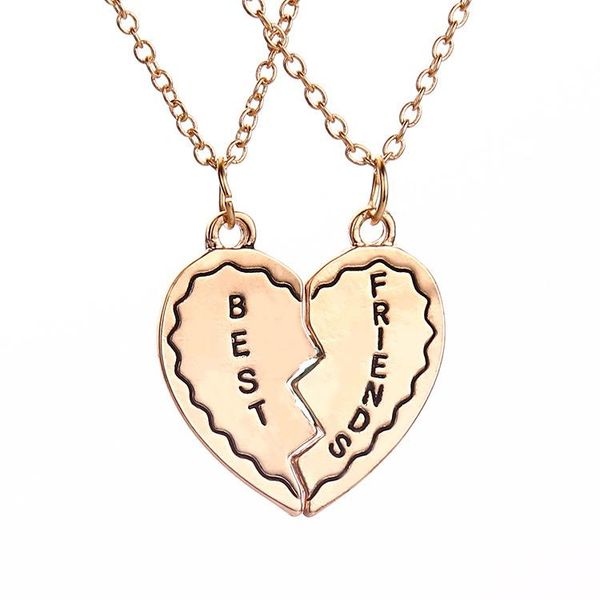 pendant necklaces friend bff puzzle necklace 2 pieces heart shape friendship jewelry xmas gifts collier femme 2pcs/set birthday gift, Silver
pendant necklaces friend bff puzzle necklace 2 pieces heart shape friendship jewelry xmas gifts collier femme 2pcs/set birthday gift, Silver