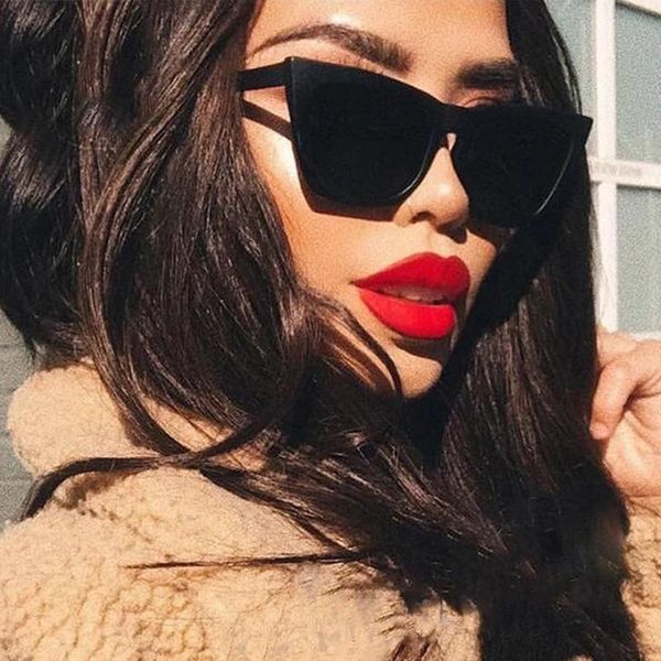 women cateye vintage leopard sunglasses trendy shades for sonnenbrille damen individual square frame fashion, White;black
women cateye vintage leopard sunglasses trendy shades for sonnenbrille damen individual square frame fashion, White;black