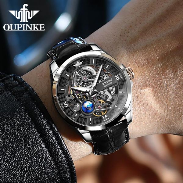 wristwatches oupinke men watch skeleton water ghost luxury sapphire nh35 automatic mechanical watches hollow waterproof luminous 3268, Slivery;brown
wristwatches oupinke men watch skeleton water ghost luxury sapphire nh35 automatic mechanical watches hollow waterproof luminous 3268, Slivery;brown