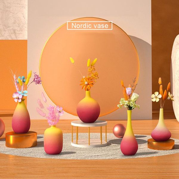 vases gradient color modern fashion frosted ceramic vase country style table home decoration dried flower container wedding gifts
vases gradient color modern fashion frosted ceramic vase country style table home decoration dried flower container wedding gifts