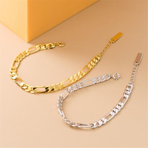 charm bracelets pure silver bracelet for man women silver/ gold gp 4mm curban chain & bangle pulseira wristband jewelry gifts, Golden;silver
charm bracelets pure silver bracelet for man women silver/ gold gp 4mm curban chain & bangle pulseira wristband jewelry gifts, Golden;silver