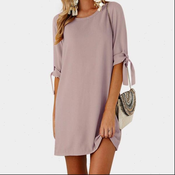 womens dresses zanzea solid scoop neck half sleeve loose chiffon short vestidos summer women elegant bow tie party beach mini, Black;gray
womens dresses zanzea solid scoop neck half sleeve loose chiffon short vestidos summer women elegant bow tie party beach mini, Black;gray