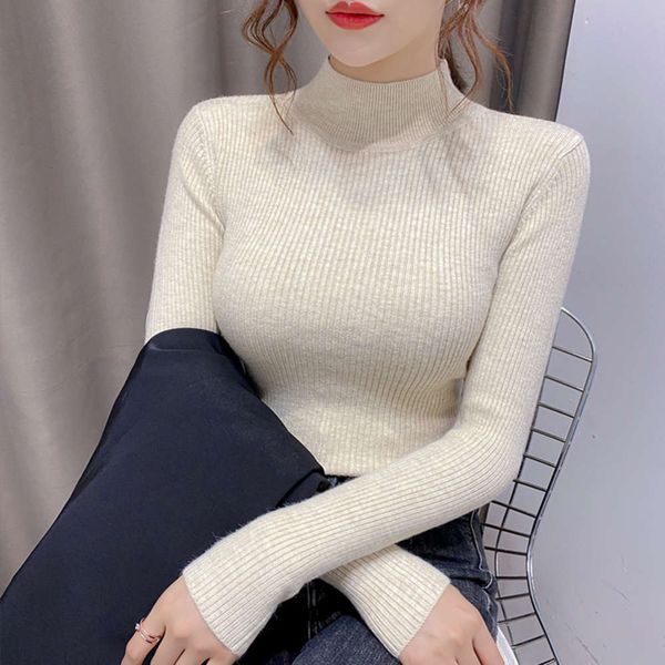 women's sweaters tees sweater half turtleneck bottom coat with autumn and winter clothing uj45 gcrg, White;black
women's sweaters tees sweater half turtleneck bottom coat with autumn and winter clothing uj45 gcrg, White;black