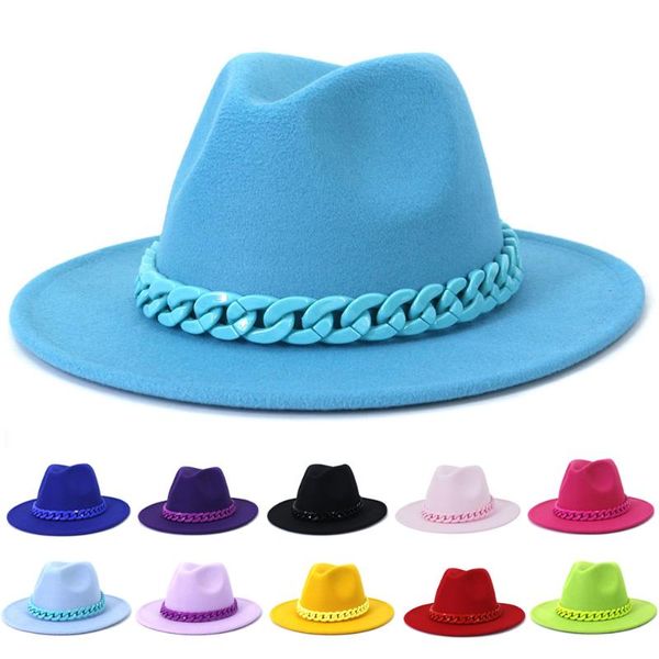 wide brim hats 2021 women winter fedora fashion flat wool felt jazz for men black goth vintage wedding hat, Blue;gray
wide brim hats 2021 women winter fedora fashion flat wool felt jazz for men black goth vintage wedding hat, Blue;gray