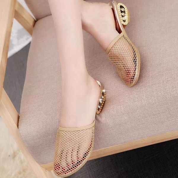 slippers women shoes mules round toe mesh summer lady low heel ladies slipper pumps big size 43 chaussure femme, Black
slippers women shoes mules round toe mesh summer lady low heel ladies slipper pumps big size 43 chaussure femme, Black
