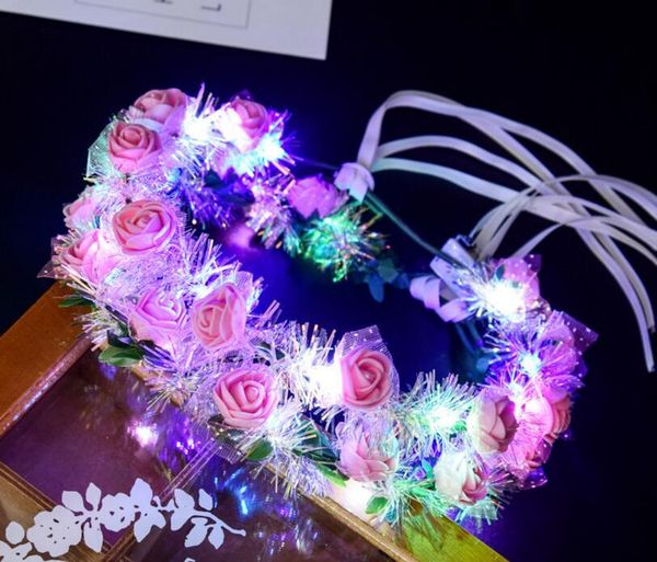 party decoration led flower wreath glowing garland gold silk colorful headband lights ribbon rattan fairy headdress festival wedding
party decoration led flower wreath glowing garland gold silk colorful headband lights ribbon rattan fairy headdress festival wedding