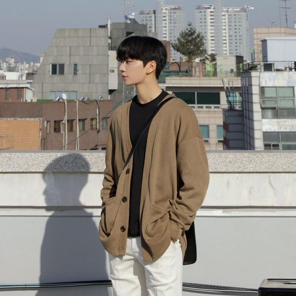 men's sweaters spring men autumn fashion long sleeve cardigan coats v-neck sweater jackets male loose thin knitted overcoats o174, White;black
men's sweaters spring men autumn fashion long sleeve cardigan coats v-neck sweater jackets male loose thin knitted overcoats o174, White;black