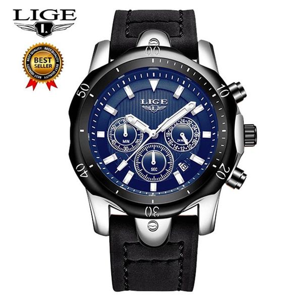 wristwatches relogio masculino lige mens watches gold quartz watch men casual leather military waterproof sport wrist, Slivery;brown
wristwatches relogio masculino lige mens watches gold quartz watch men casual leather military waterproof sport wrist, Slivery;brown