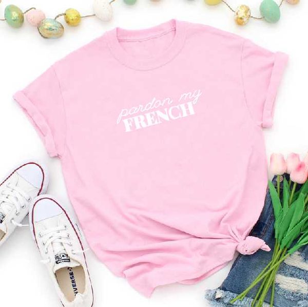 women's t-shirt pandan my french the letter style women tshirt european and american fashion tee cotton material size is complete, White
women's t-shirt pandan my french the letter style women tshirt european and american fashion tee cotton material size is complete, White