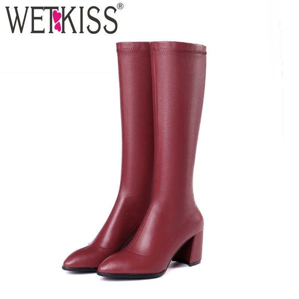 wetkiss high heels women knee high boots pointed toe zip footwear office female boot stretch pu shoes women black autumn 210630
wetkiss high heels women knee high boots pointed toe zip footwear office female boot stretch pu shoes women black autumn 210630