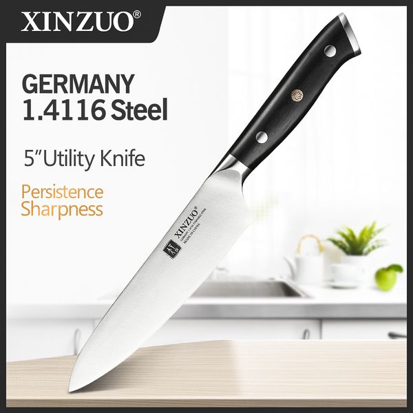 xinzuo 5 inch utiity knife germany 1.4116 stee muti function utiity kitchen knives stee sharp ceaver sicing knives
xinzuo 5 inch utiity knife germany 1.4116 stee muti function utiity kitchen knives stee sharp ceaver sicing knives