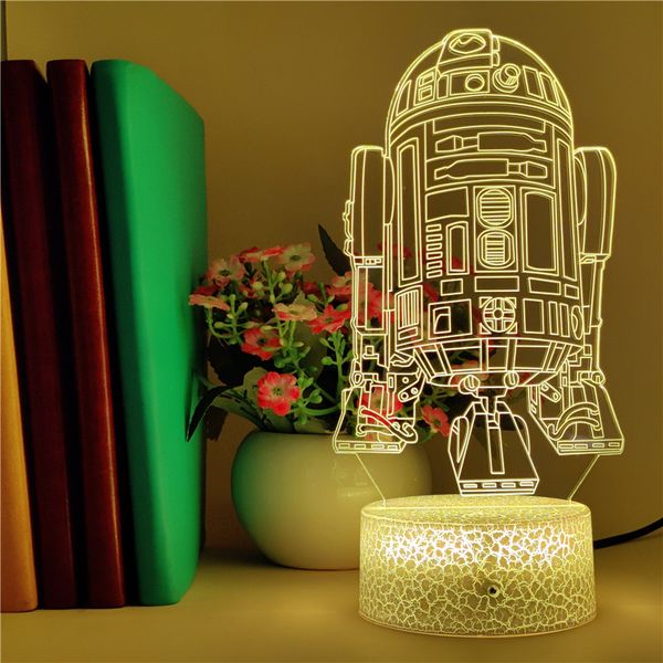 bedroom night light led 3d robot desk lamp kids nightlight color change birthday gift room club bar decoration smart phone control
bedroom night light led 3d robot desk lamp kids nightlight color change birthday gift room club bar decoration smart phone control