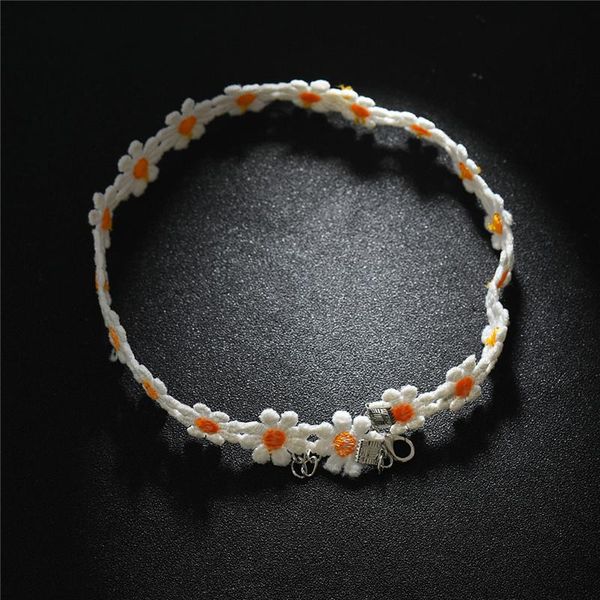 fashion korea daisy lace chokers necklaces for women female cute flower collar chain rainbow color necklace girl party, Golden;silver
fashion korea daisy lace chokers necklaces for women female cute flower collar chain rainbow color necklace girl party, Golden;silver