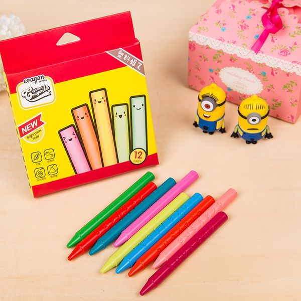 the children paint brush 12 color crayon circular plastic non-toxic color pen baby finger drawing supplies kindergarten erase
the children paint brush 12 color crayon circular plastic non-toxic color pen baby finger drawing supplies kindergarten erase
