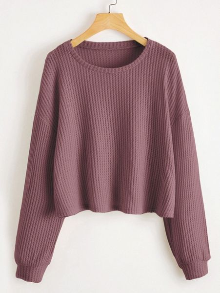 plus waffle knit tee x0dt#, Black
plus waffle knit tee x0dt#, Black