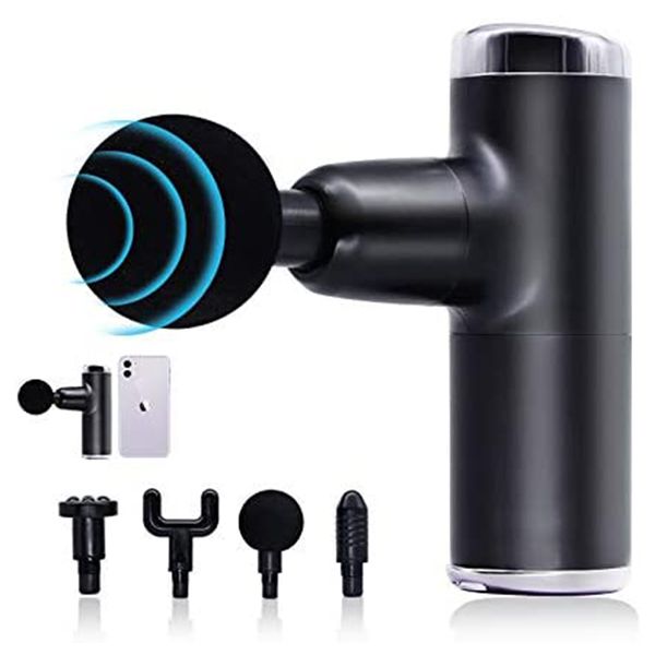mini muscle massage gun relaxation relief fascia gun 6 gear 4 heads body massager pain therapy body deep massage gun 210323
mini muscle massage gun relaxation relief fascia gun 6 gear 4 heads body massager pain therapy body deep massage gun 210323