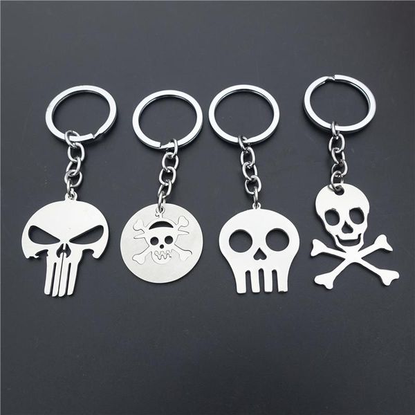 keychains stainless steel keyrings assorted skulls skeleton bone men women jewelry halloween gift, Silver
keychains stainless steel keyrings assorted skulls skeleton bone men women jewelry halloween gift, Silver