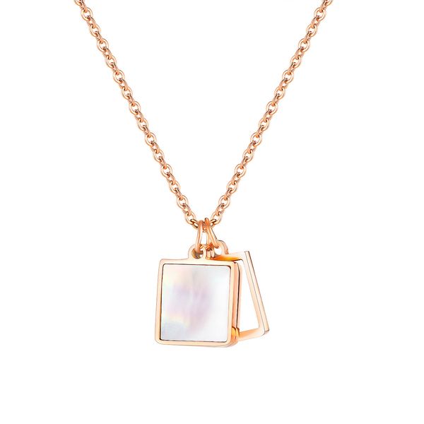 new arrival women fashion pendnats necklace wild match titanium steel pearl oyster necklace woman elegant creative square torque jewelry, Silver
new arrival women fashion pendnats necklace wild match titanium steel pearl oyster necklace woman elegant creative square torque jewelry, Silver