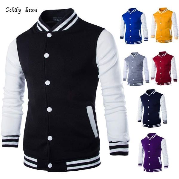 men/boy baseball jacket men fashion design wine red mens slim fit college varsity brand stylish veste homme 3xl men's jackets, Black;brown
men/boy baseball jacket men fashion design wine red mens slim fit college varsity brand stylish veste homme 3xl men's jackets, Black;brown