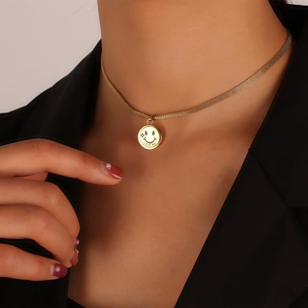 pendant necklaces tosako stainless steel necklace titanium pendants sweater chain round female 2021 trend jewelry, Silver
pendant necklaces tosako stainless steel necklace titanium pendants sweater chain round female 2021 trend jewelry, Silver