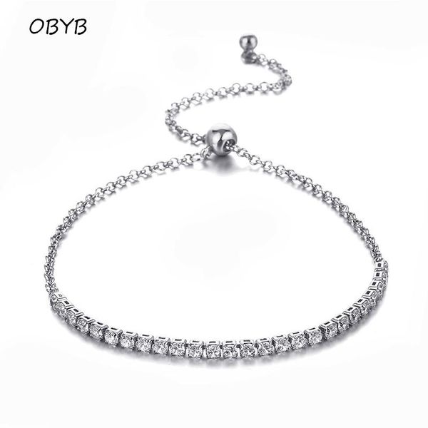 link, chain obyb fashion tennis bracelets adjustable bracelet bangle for women luxury micro-inlaid cz zircon jewelry boutique gift, Black
link, chain obyb fashion tennis bracelets adjustable bracelet bangle for women luxury micro-inlaid cz zircon jewelry boutique gift, Black
