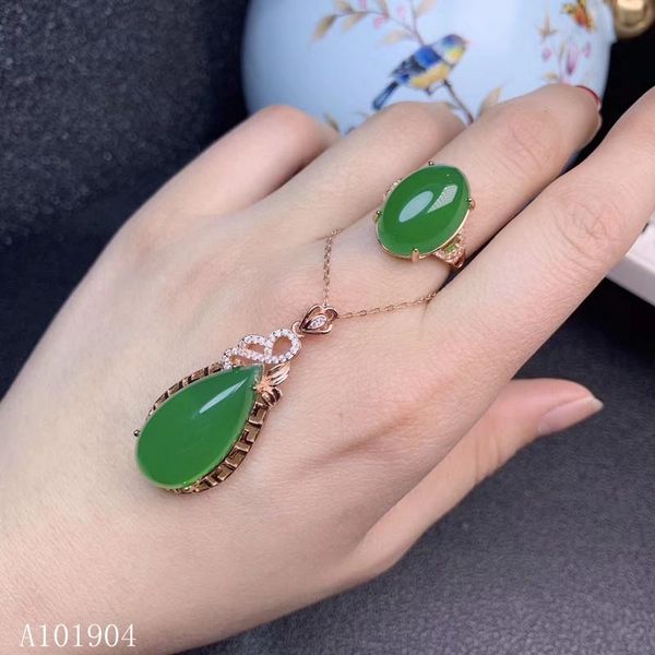 bracelet, earrings & necklace kjjeaxcmy boutique jewelry 925 sterling silver inlaid natural green chalcedony gemstone female pendant ring se, Black
bracelet, earrings & necklace kjjeaxcmy boutique jewelry 925 sterling silver inlaid natural green chalcedony gemstone female pendant ring se, Black