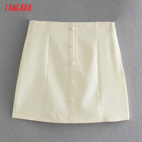 tangada women solid buttons skirts faldas mujer french style female mini skirt ab17 210609, Black
tangada women solid buttons skirts faldas mujer french style female mini skirt ab17 210609, Black