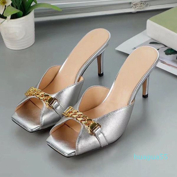 women's design slippers fish mouth open toe gold high heels summer sandals leather metal outfit women's shoes, Black
women's design slippers fish mouth open toe gold high heels summer sandals leather metal outfit women's shoes, Black