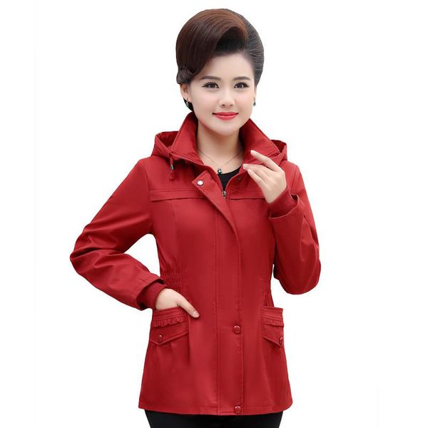 women's trench coats spring autumn thin coat women solid hooded short jacket slim zipper plus size 5xl 6xl middle-aged female, Tan;black
women's trench coats spring autumn thin coat women solid hooded short jacket slim zipper plus size 5xl 6xl middle-aged female, Tan;black