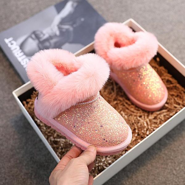 boots kids snow 2021 winter soft-soled non-slip girls sequins thickened warmth plush children princess student shoes, Black;grey
boots kids snow 2021 winter soft-soled non-slip girls sequins thickened warmth plush children princess student shoes, Black;grey