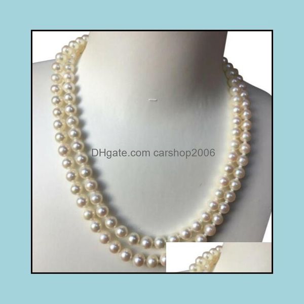 beaded necklaces & pendants jewelry 9-10mm double layer natural white pearl necklace 18inch 925 sliver clasp womens gift drop delivery 2021, Silver
beaded necklaces & pendants jewelry 9-10mm double layer natural white pearl necklace 18inch 925 sliver clasp womens gift drop delivery 2021, Silver