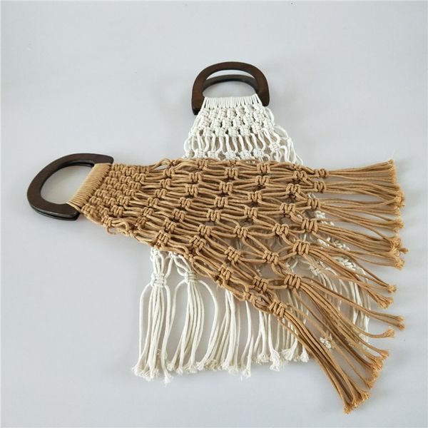 rattan capacity designer wicker 2021 wooden handle portable net straw cotton rope hand woven hollow beach tassel women's bag, Black;red
rattan capacity designer wicker 2021 wooden handle portable net straw cotton rope hand woven hollow beach tassel women's bag, Black;red