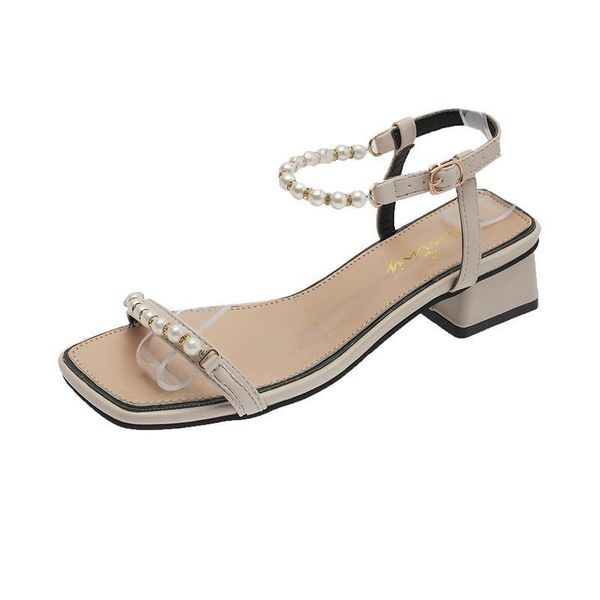 sandals 2021 summer style all-match fashion fairy with skirt high-heeled word belt mid-heel thick heel pearl women, Black
sandals 2021 summer style all-match fashion fairy with skirt high-heeled word belt mid-heel thick heel pearl women, Black