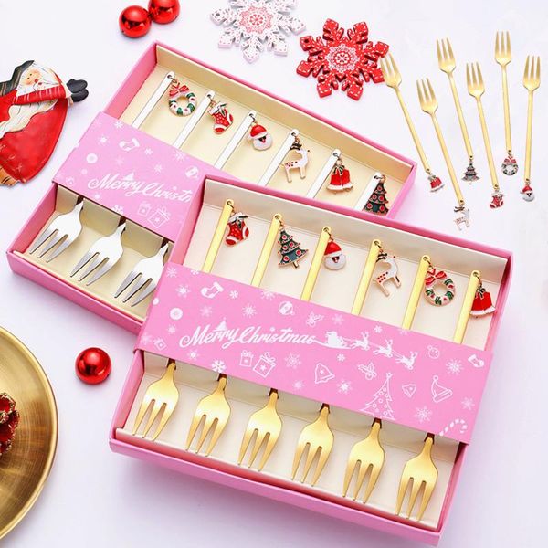 forks merry christmas xmas decorations for home 6pcs sets metal coffee fork scoops table year natale navidad
forks merry christmas xmas decorations for home 6pcs sets metal coffee fork scoops table year natale navidad