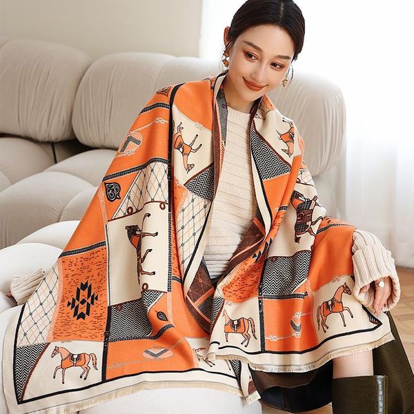 scarves luxury winter scarf women horse design cashmere pashmina hijab shawls wraps female thick warm blanket foulard bufanda stoles, Blue;gray
scarves luxury winter scarf women horse design cashmere pashmina hijab shawls wraps female thick warm blanket foulard bufanda stoles, Blue;gray