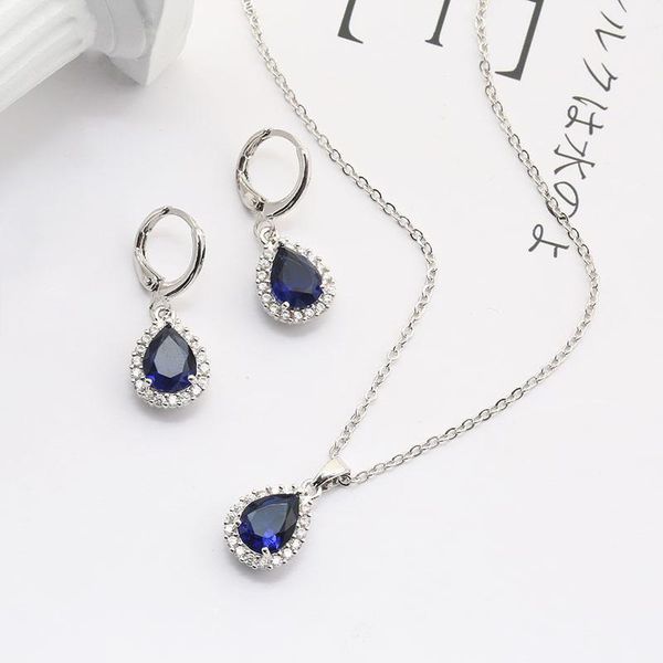 earrings & necklace korean jewelry set for women red waterdrop zircon wedding silver color accessories wholesale kbs469
earrings & necklace korean jewelry set for women red waterdrop zircon wedding silver color accessories wholesale kbs469